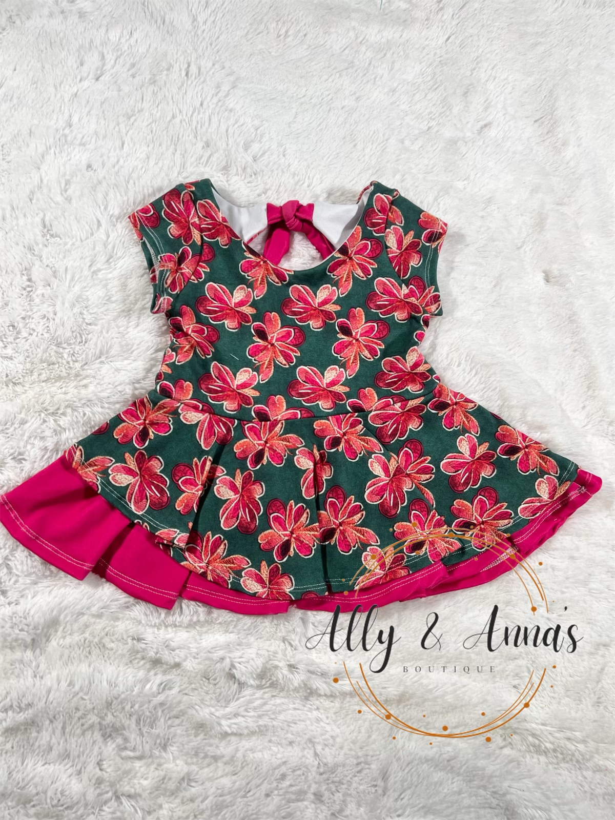 Custom assymetrical peplum (2T to 12)