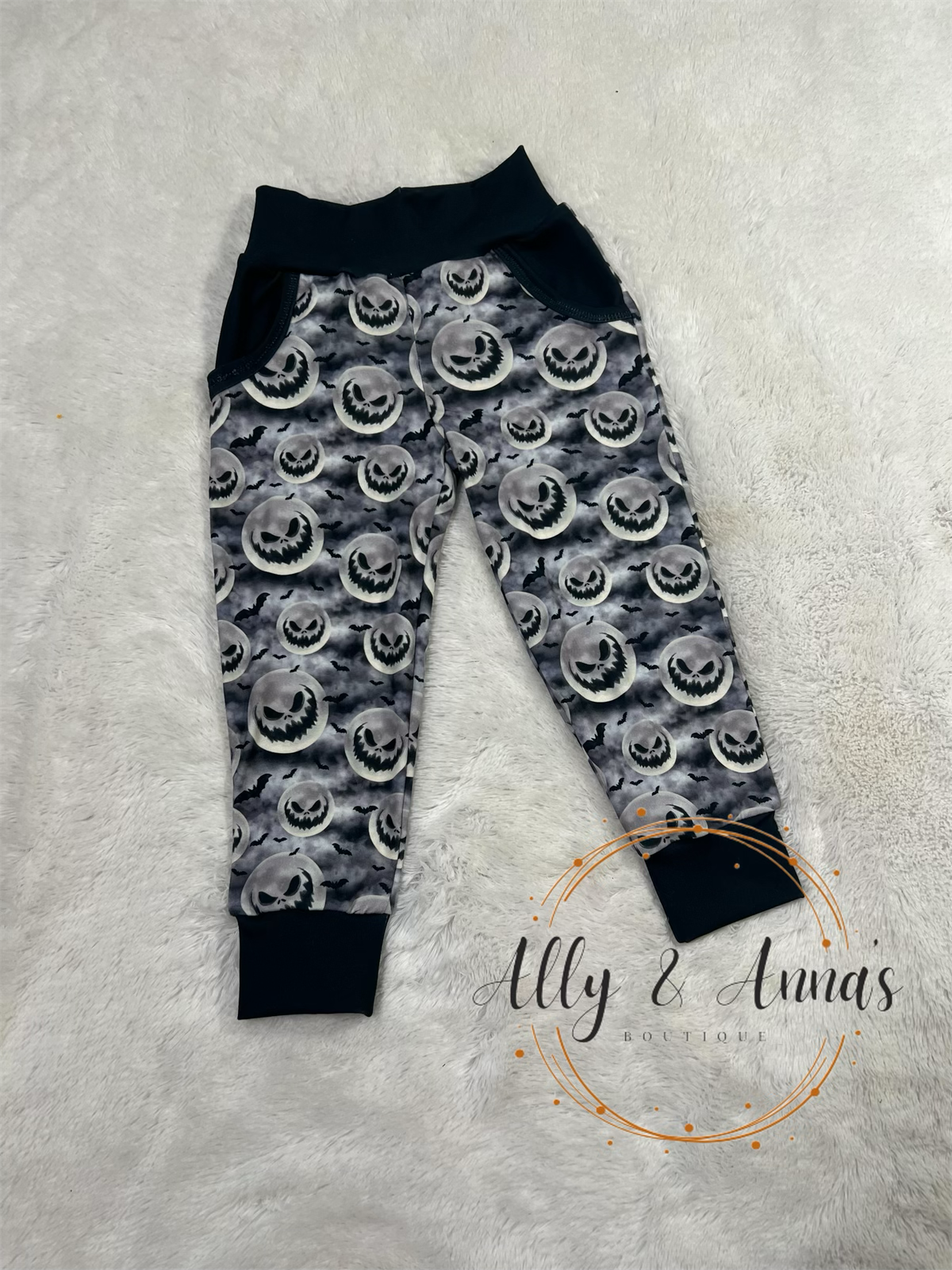 2T spooky moon pocket joggers