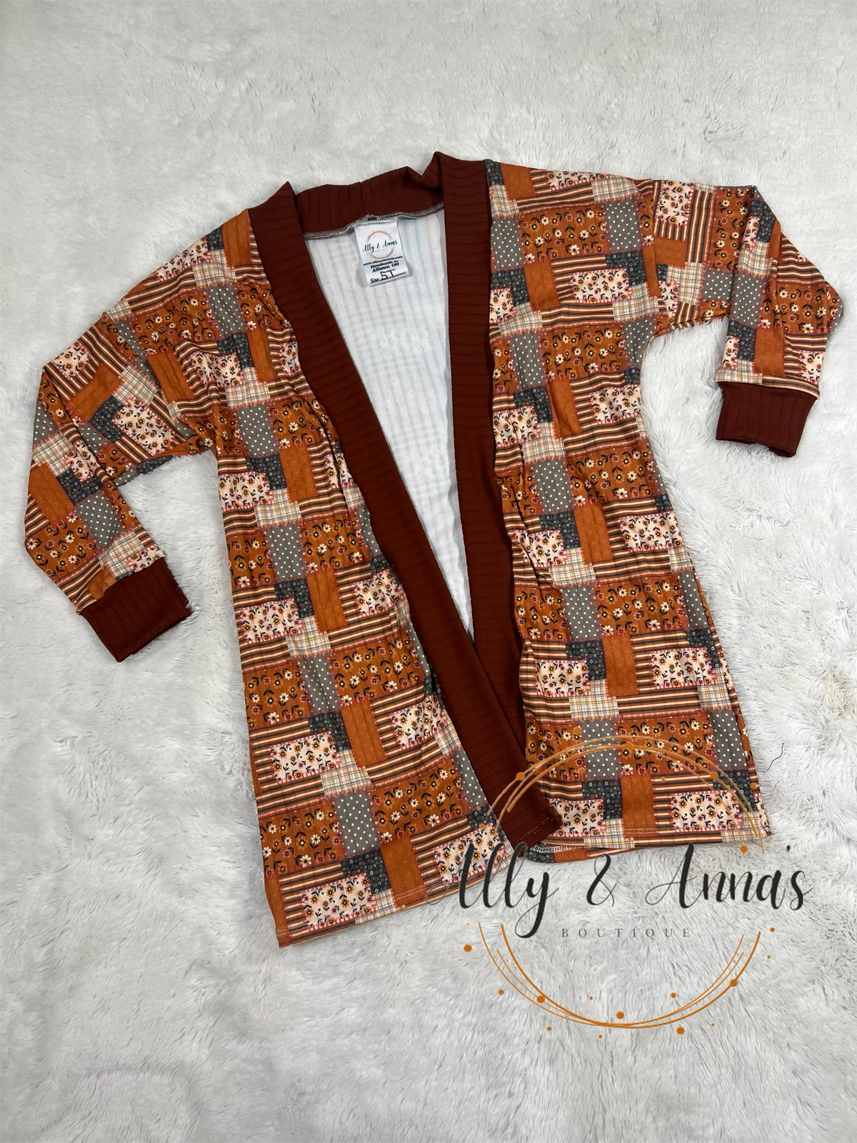 Custom Hudson cardigan (12m to 14)