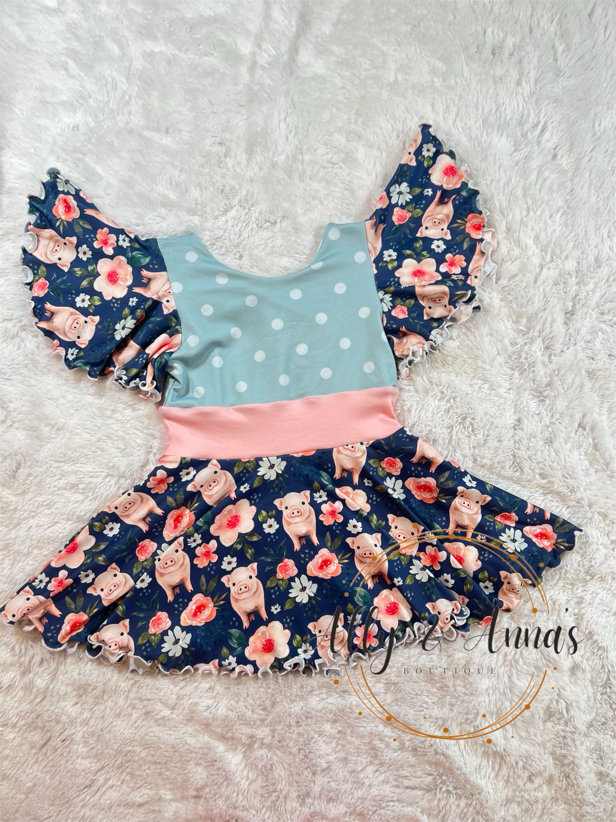 Custom Cinch dress (NB to 9/10)