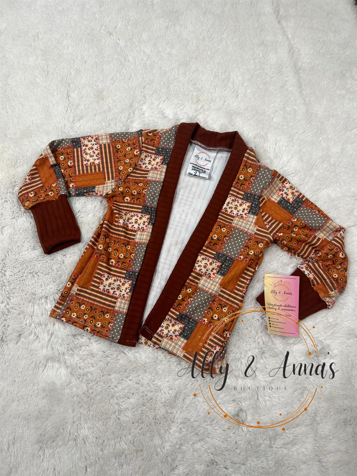 2T patchwork niagara cardigan
