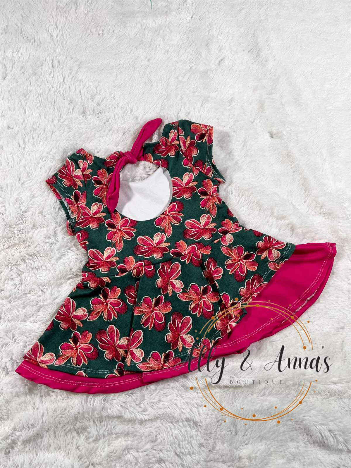 Custom assymetrical peplum (2T to 12)