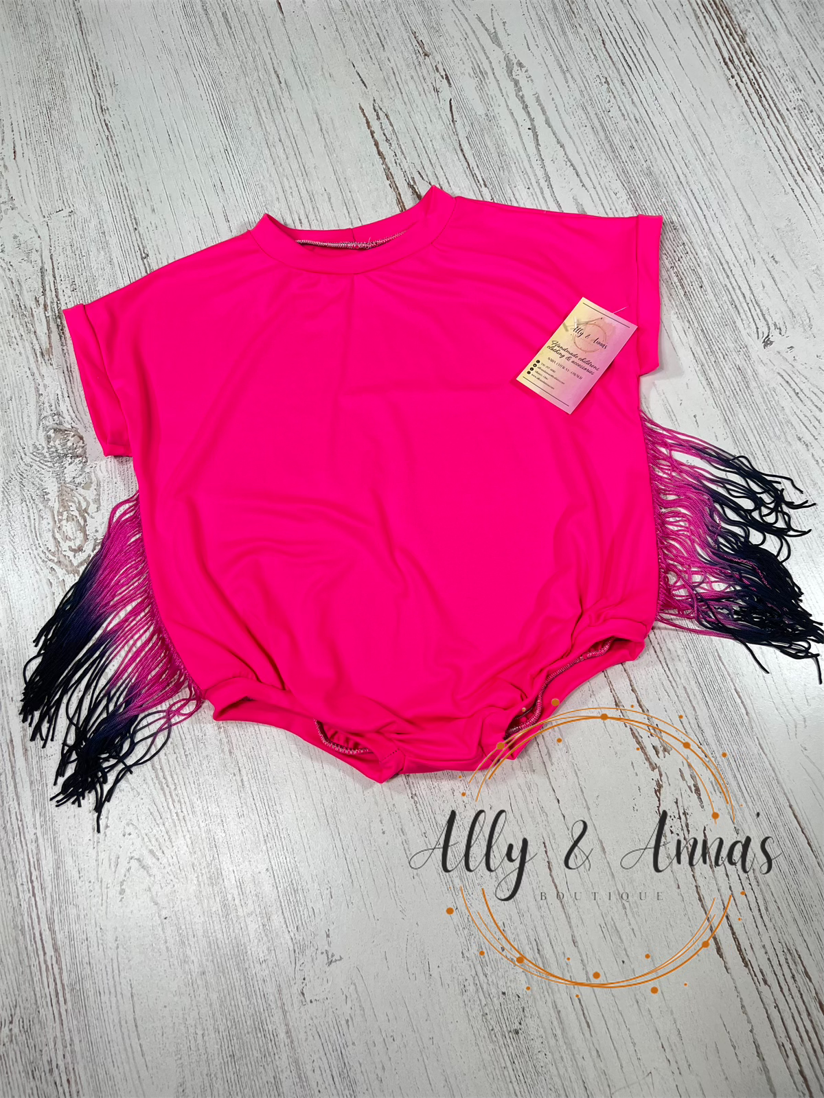RTS 3T fringed sweater romper