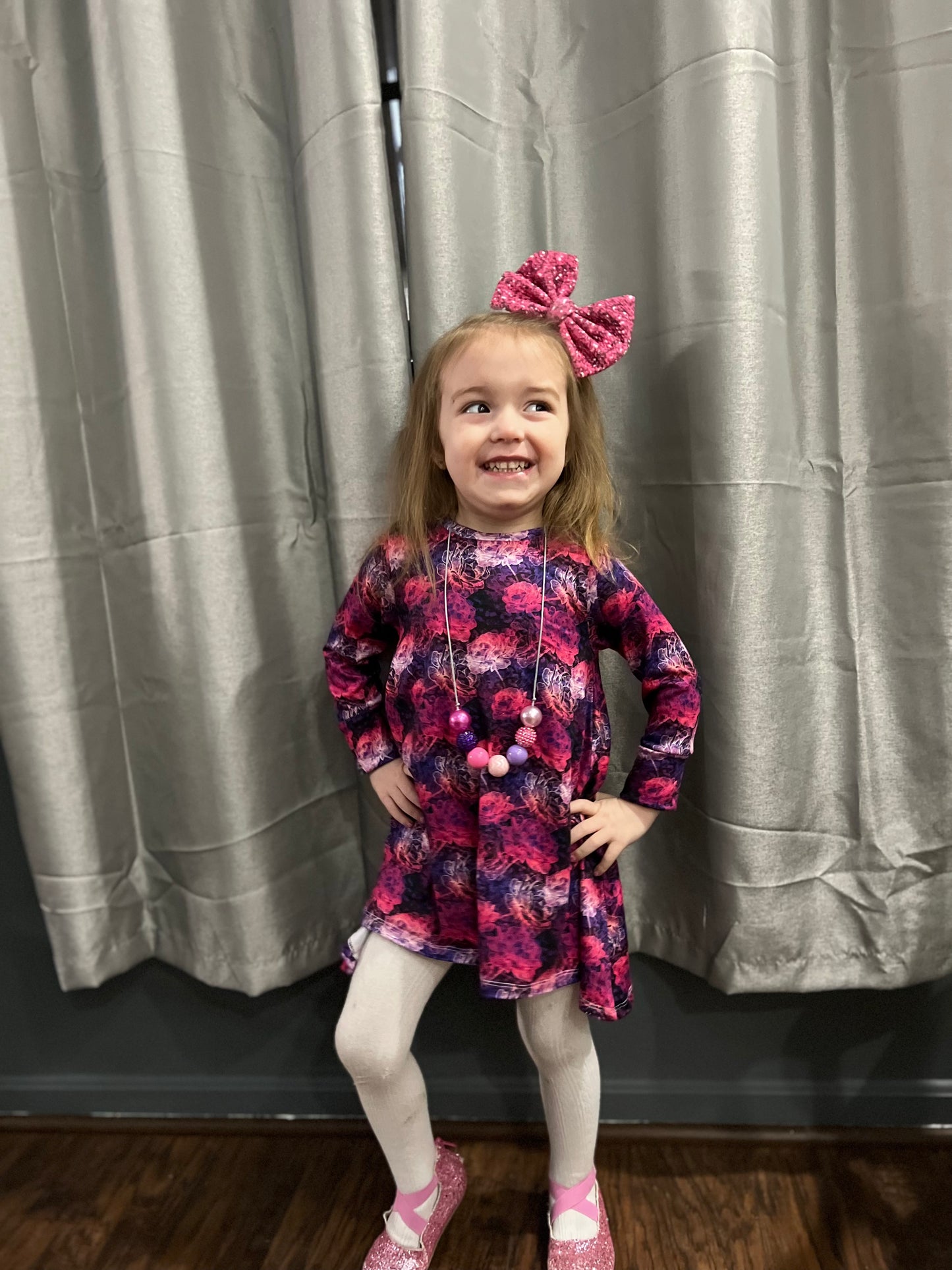 Custom Hazel swing dress (0/3m to 12)