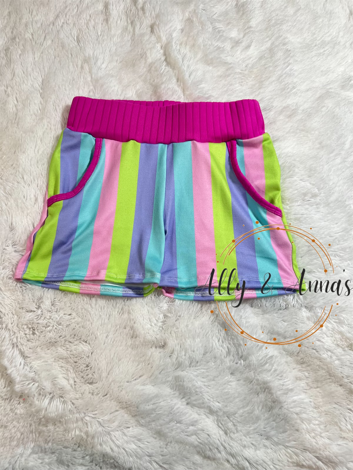Custom Pocket Shorties (0/3m to 12)