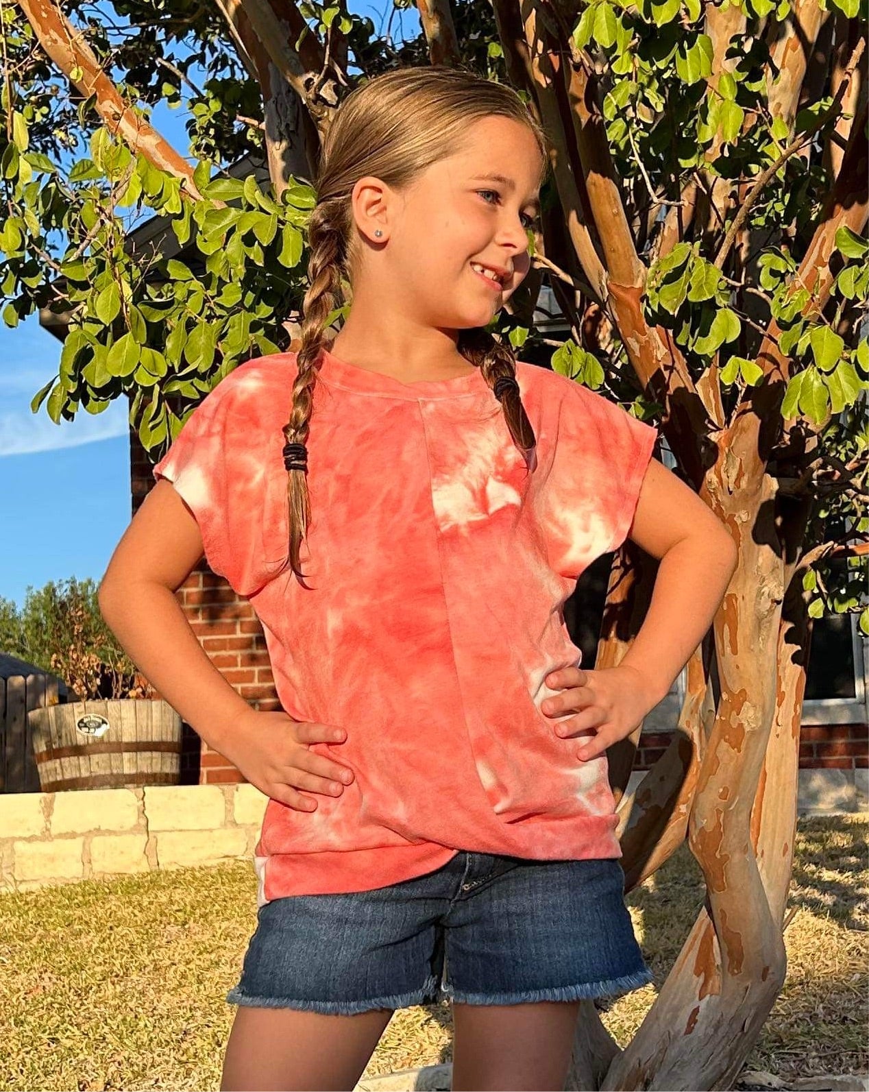 Custom Willow twist front top (18m to 14)