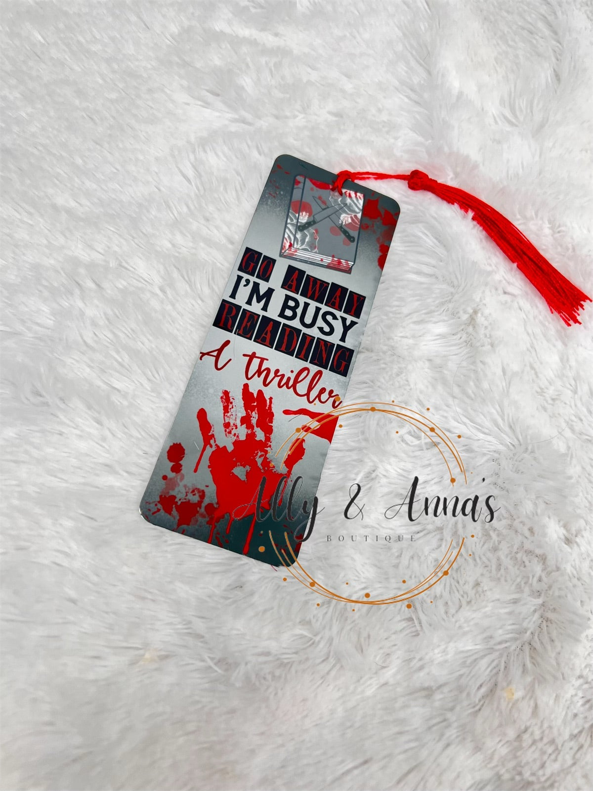 Thriller bookmark