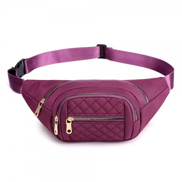 Quilted sling bag