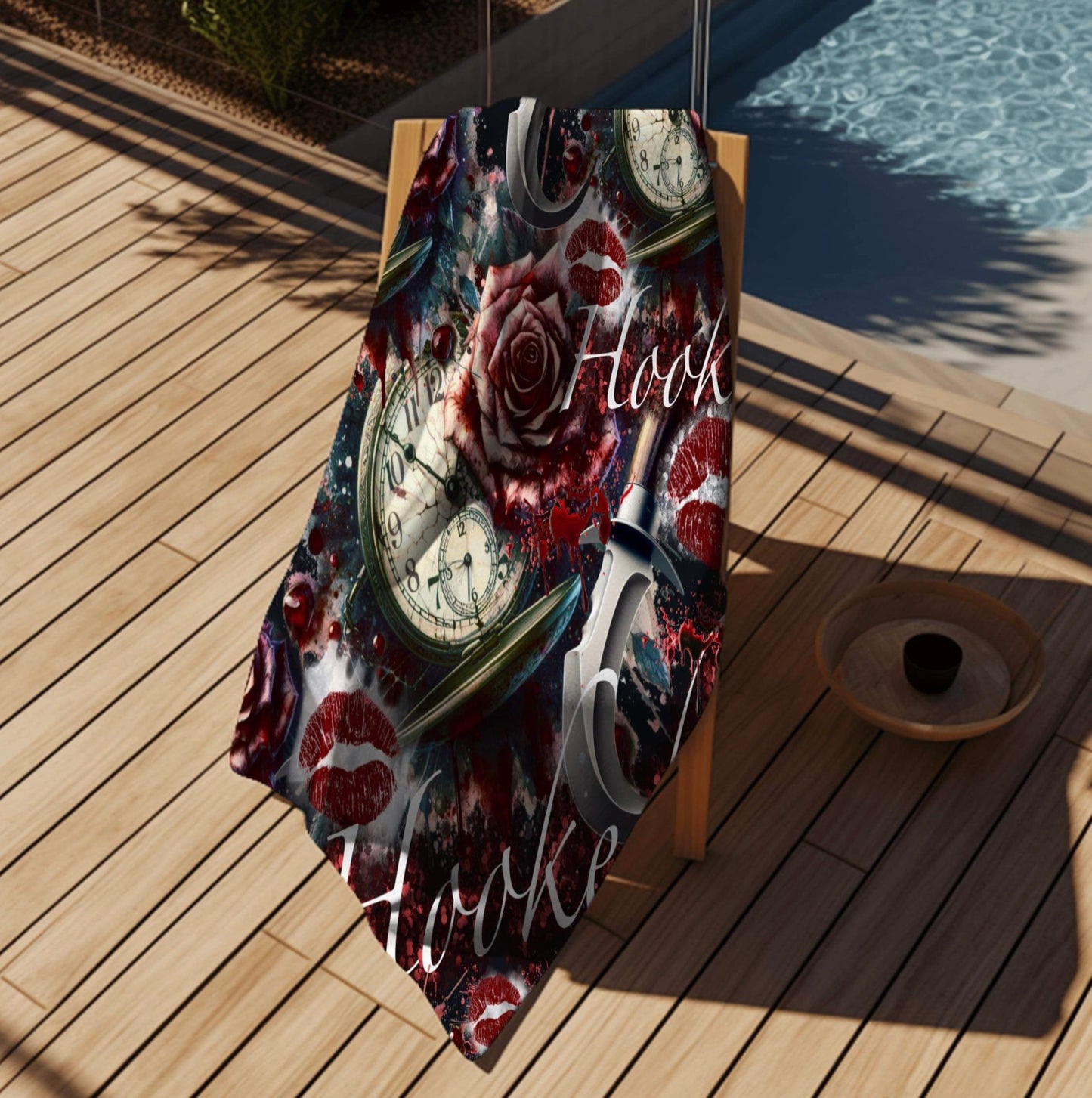 Bookish beach towel