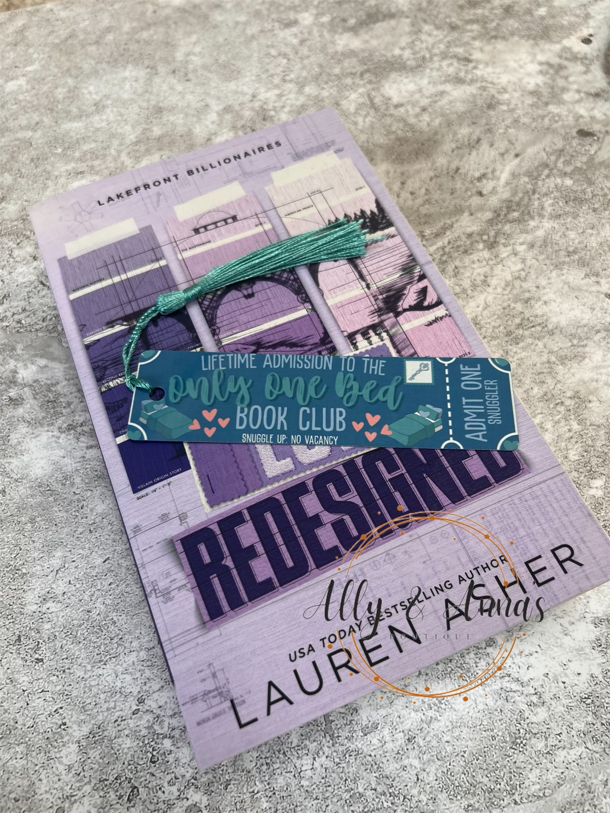 Only one bed bookmark