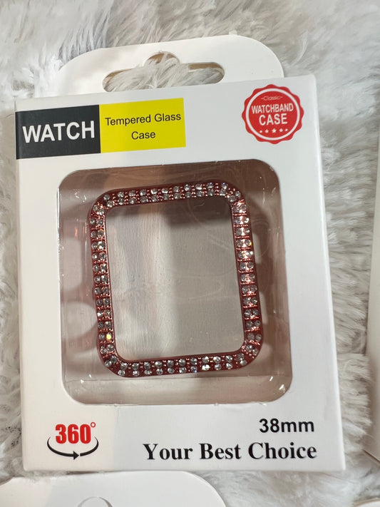 38mm smart watch tempered glass case