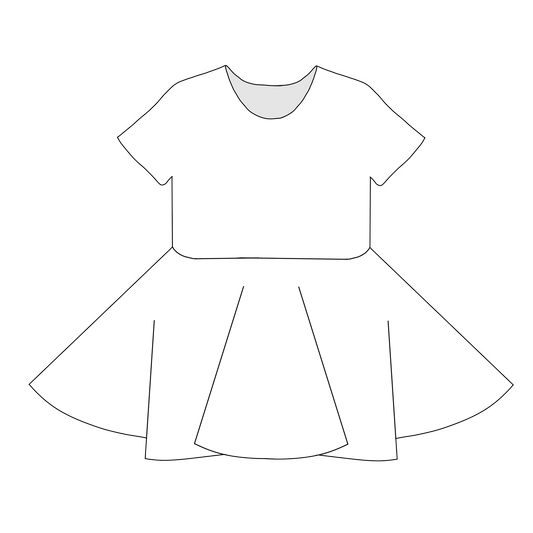 Character twirl dress (2T to 12)