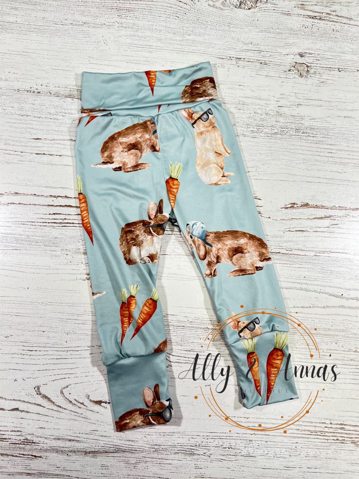 Cool Bunnies grow with me joggers- 18/24m