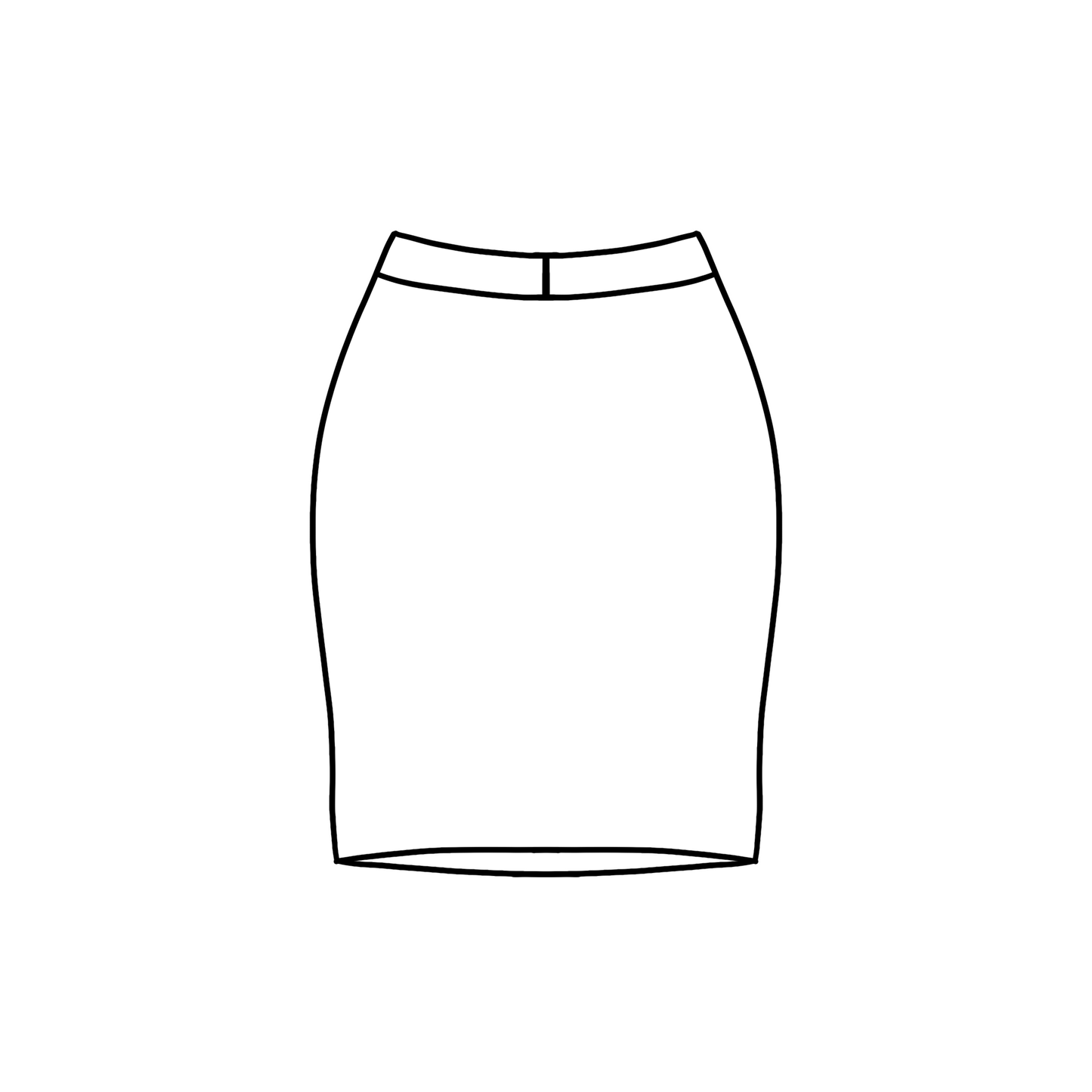 Custom name Pencil skirt  (0/3M-12)