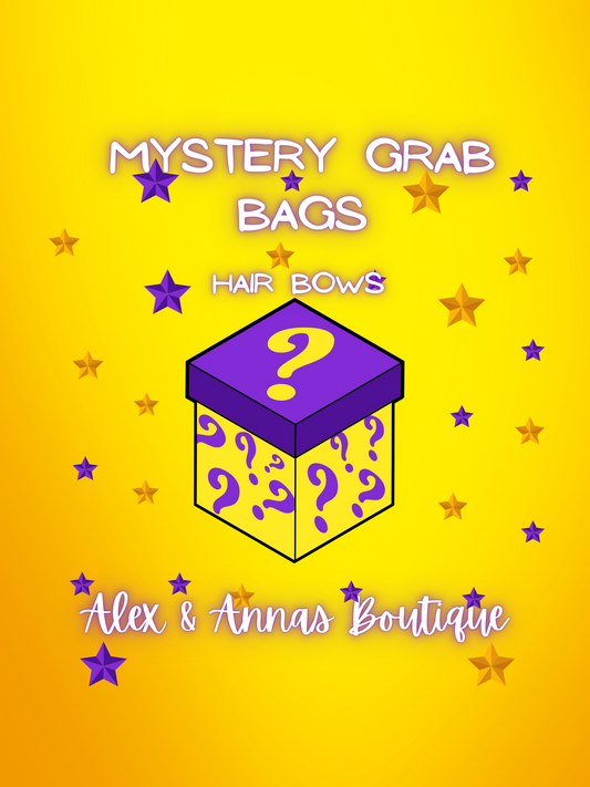 Mystery grab bag- 2 hair bows