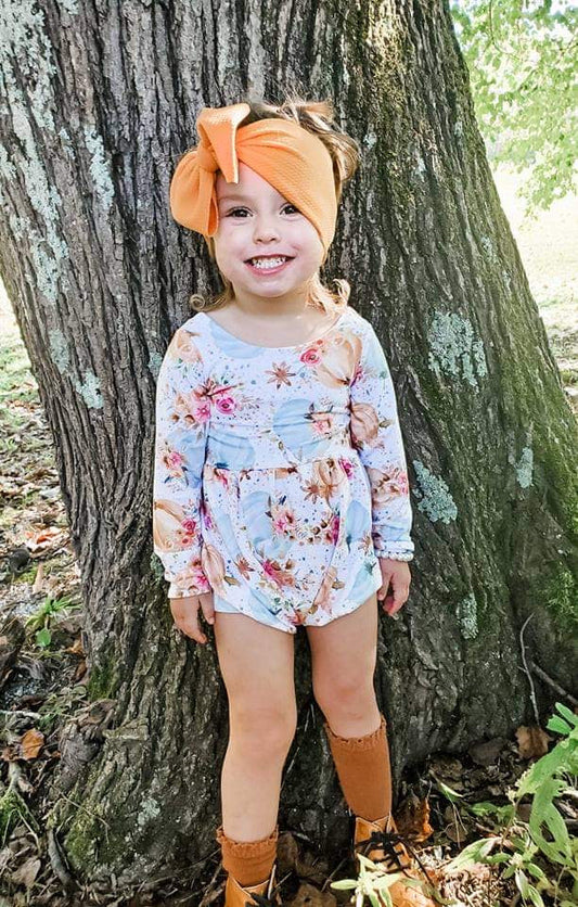 Custom bubble romper (NB to 8)